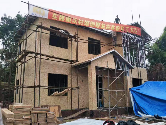 隆昌新型钢结构别墅厂家